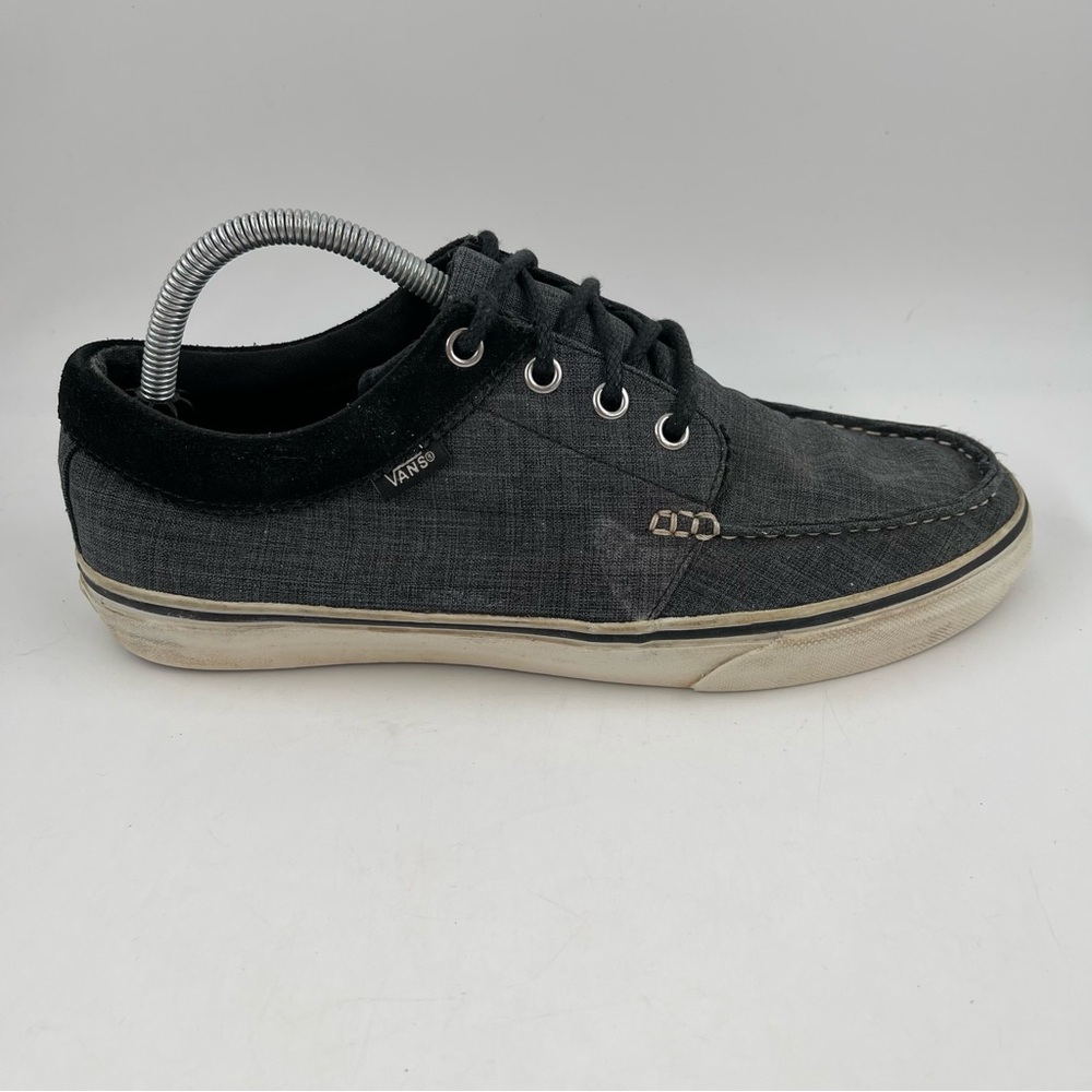 Vans Men’s Grey Black Comfort Skateboard Sneakers Shoes - Size 9.5